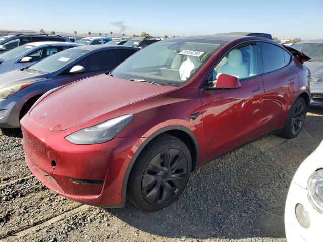 TESLA MODEL Y 2024 red  electric 7SAYGDEDXRF166111 photo #1