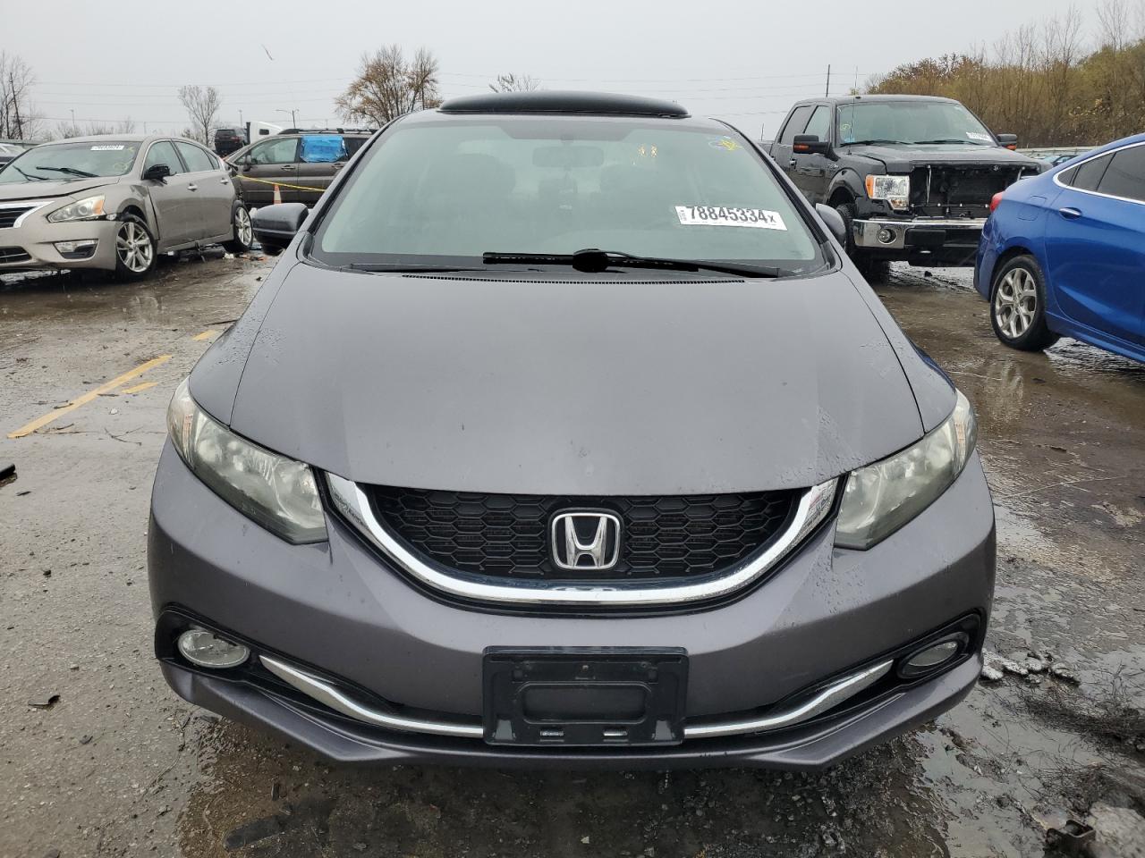 Lot #2962288025 2014 HONDA CIVIC EXL