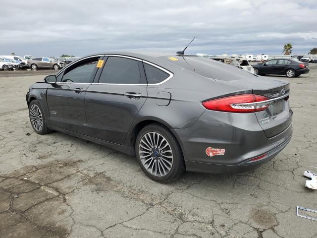 FORD FUSION SE 2017 gray  hybrid engine 3FA6P0PUXHR277500 photo #3