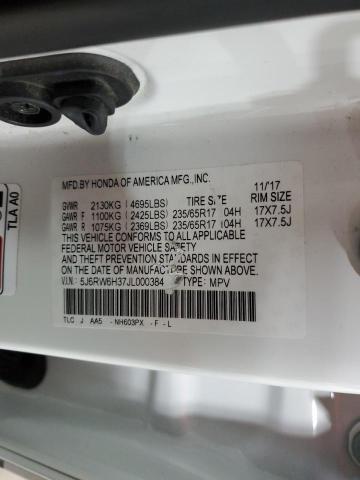 2018 HONDA CR-V LX - 5J6RW6H37JL000384
