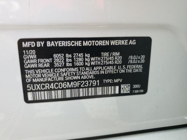 VIN 5UXCR4C06M9F23791 2021 BMW X5, Sdrive 40I no.13