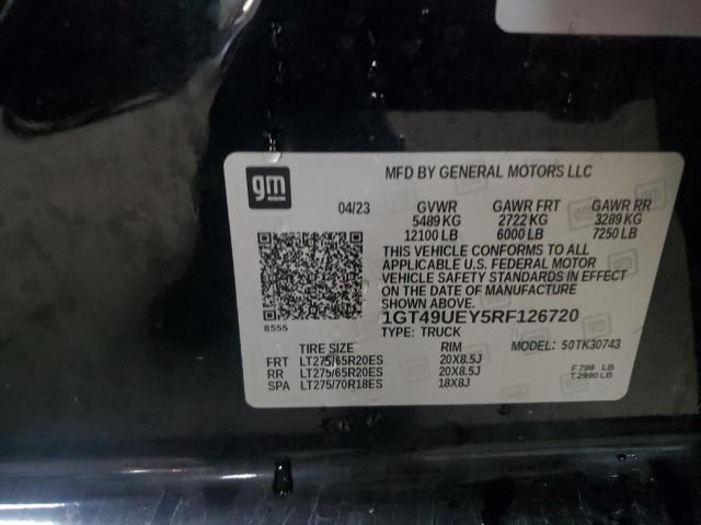 2024 GMC SIERRA K35 - 1GT49UEY5RF126720