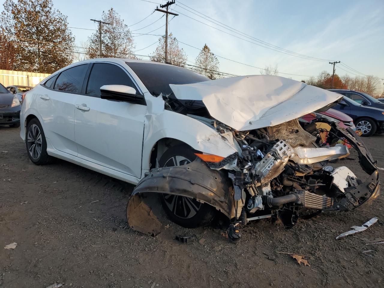 Lot #3028270824 2018 HONDA CIVIC EX