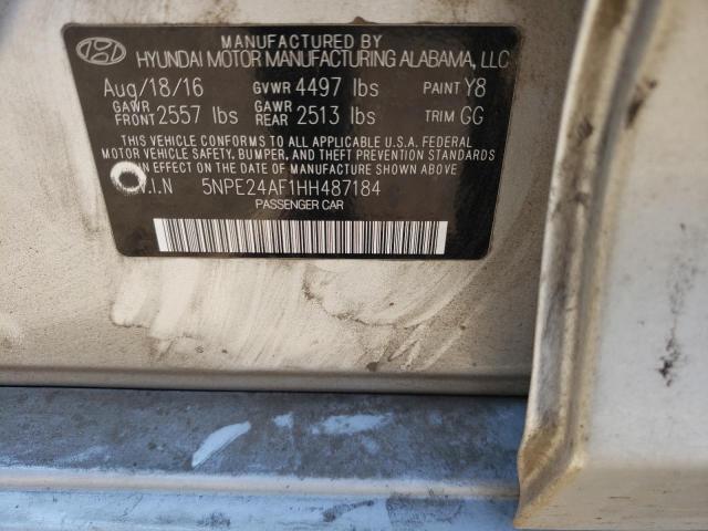 2017 HYUNDAI SONATA SE - 5NPE24AF1HH487184