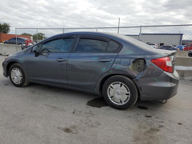 HONDA CIVIC HF 2012 gray  gas 2HGFB2F66CH325278 photo #3