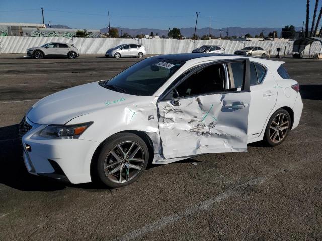 LEXUS CT 200 2016 white  hybrid engine JTHKD5BH2G2271491 photo #1