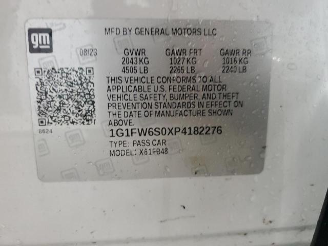 2023 CHEVROLET BOLT EV 1L 1G1FW6S0XP4182276