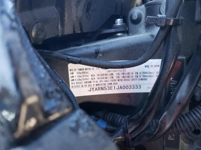 2018 YAMAHA MT09 - JYARN53E1JA003333