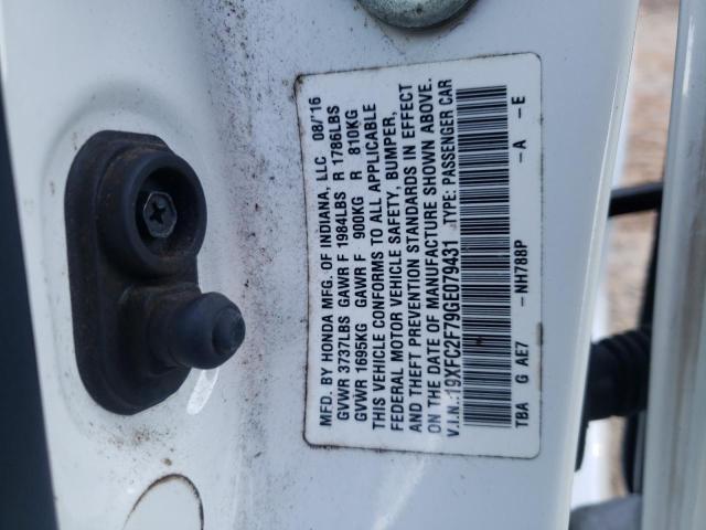 2016 HONDA CIVIC EX - 19XFC2F79GE079431
