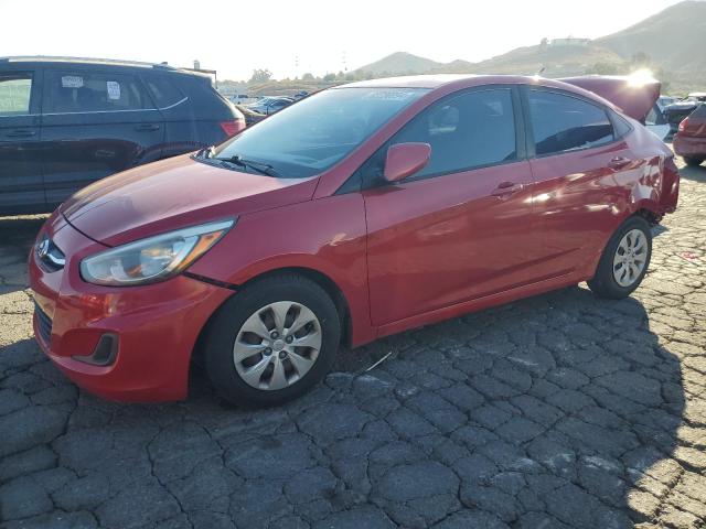 HYUNDAI ACCENT SE 2016 red sedan 4d gas KMHCT4AE6GU112113 photo #1