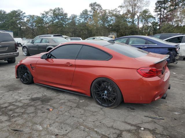 BMW M4 2018 orange  gas WBS4Y9C53JAC87461 photo #3