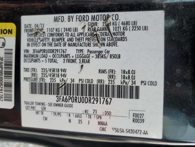 VIN 3FA6P0RU0DR291767 2013 Ford Fusion, Titanium Hev no.13