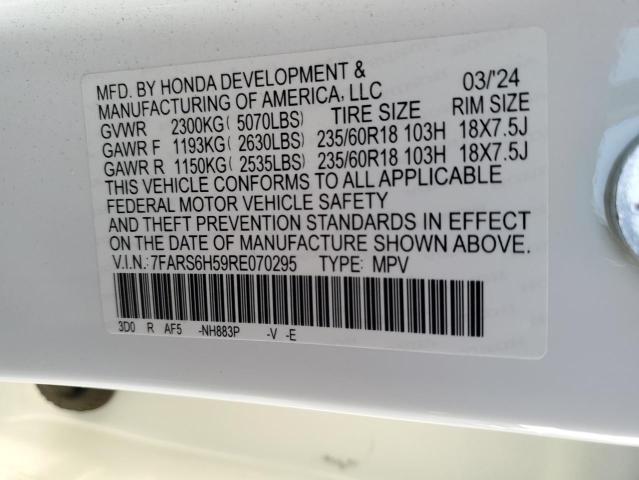 2024 HONDA CR-V SPORT 7FARS6H59RE070295