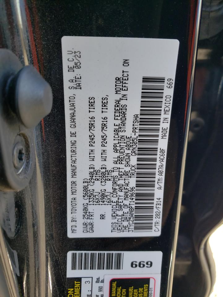 Lot #3006611340 2023 TOYOTA TACOMA DOU