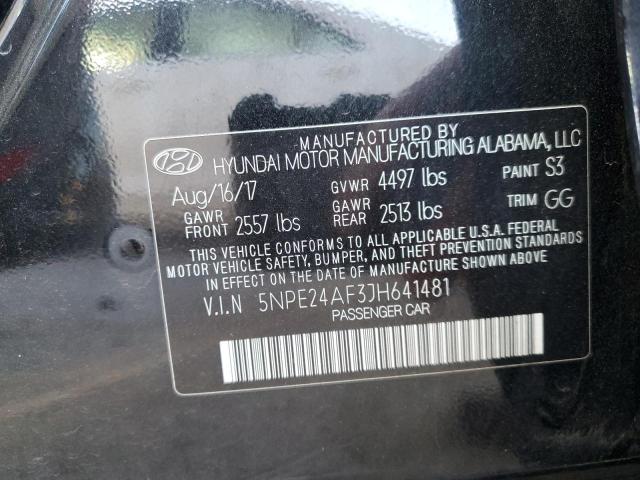 2018 HYUNDAI SONATA SE 5NPE24AF3JH641481