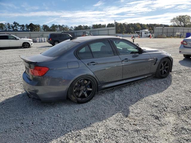 BMW M3 2015 gray  gas WBS3C9C52FP805216 photo #4