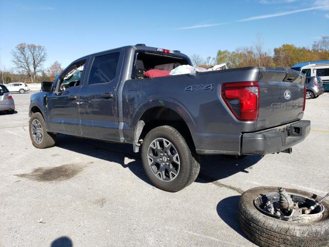 FORD F150 STX 2024 gray  gas 1FTEW2LP5RKD02510 photo #3