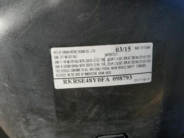 2015 YAMAHA YW125 RKRSE48Y0FA098793
