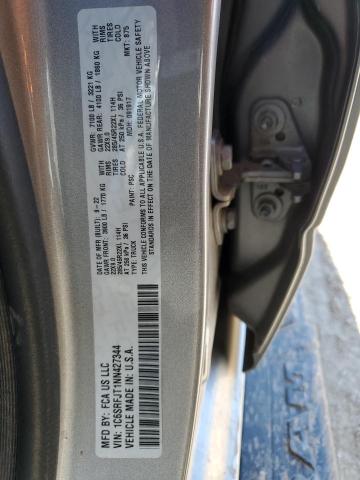 2022 RAM 1500 LARAM - 1C6SRFJT1NN427344