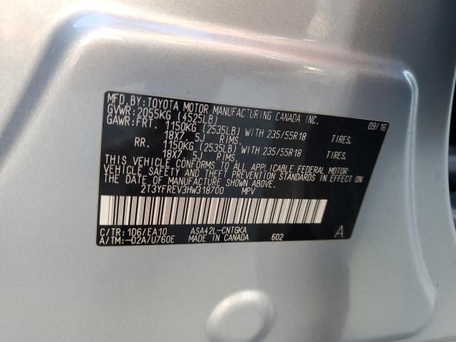 2017 TOYOTA RAV4 LIMIT - 2T3YFREV3HW318700