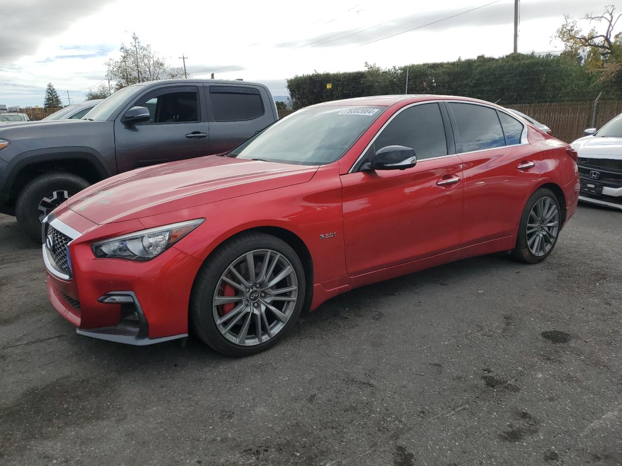 Lot #3030387501 2018 INFINITI Q50 RED SP