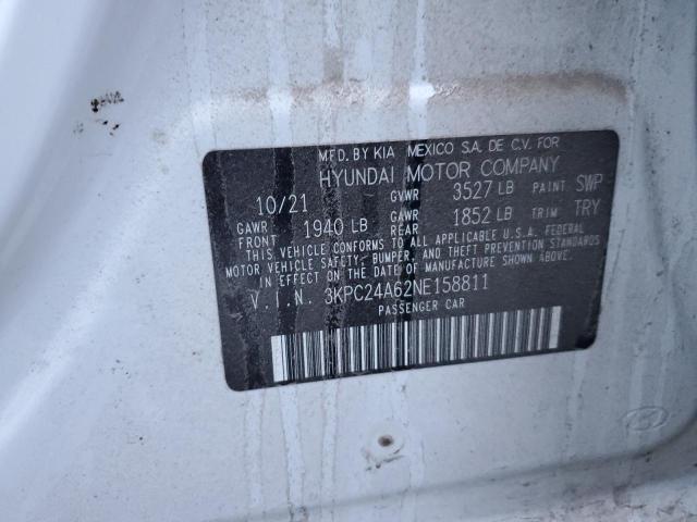 2022 HYUNDAI ACCENT SE - 3KPC24A62NE158811