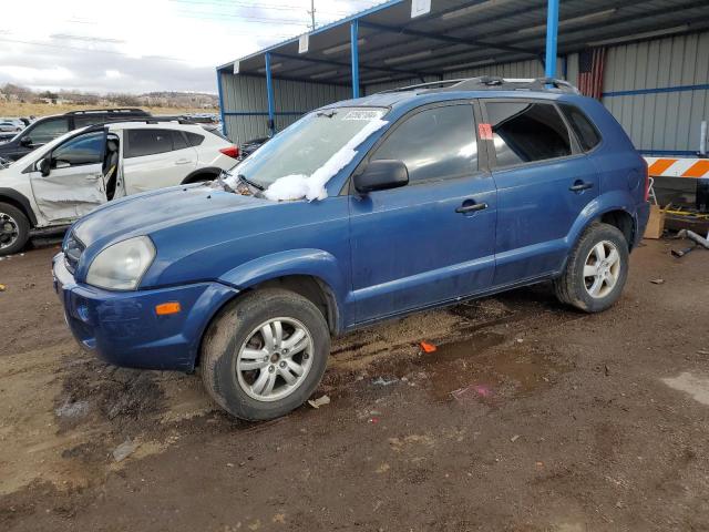 HYUNDAI TUCSON GL 2006 blue  gas KM8JM72B56U304731 photo #1