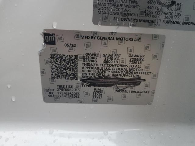 2022 GMC SIERRA LIM - 3GTU9FEL3NG181272