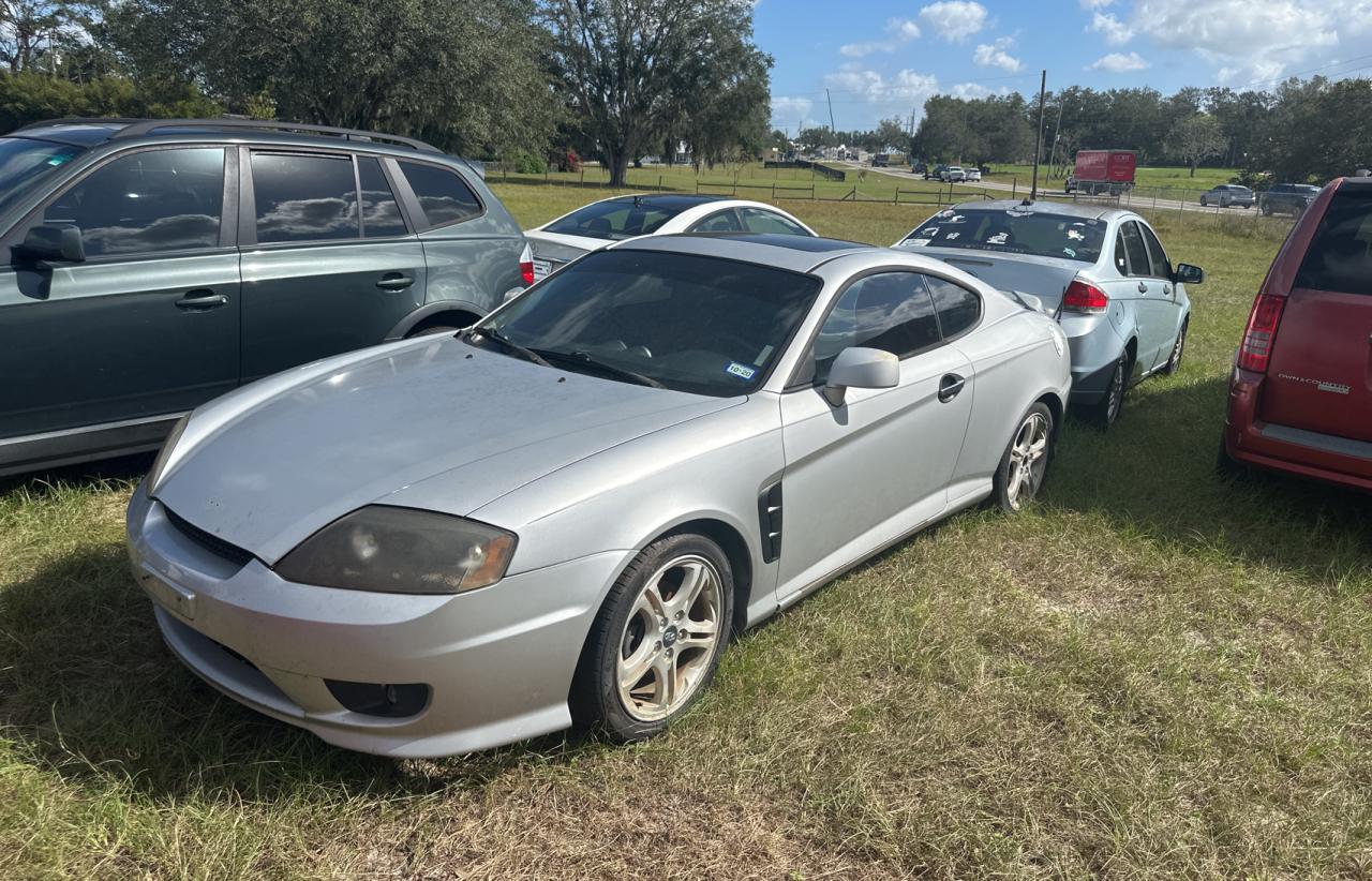 Lot #2976253523 2005 HYUNDAI TIBURON GT