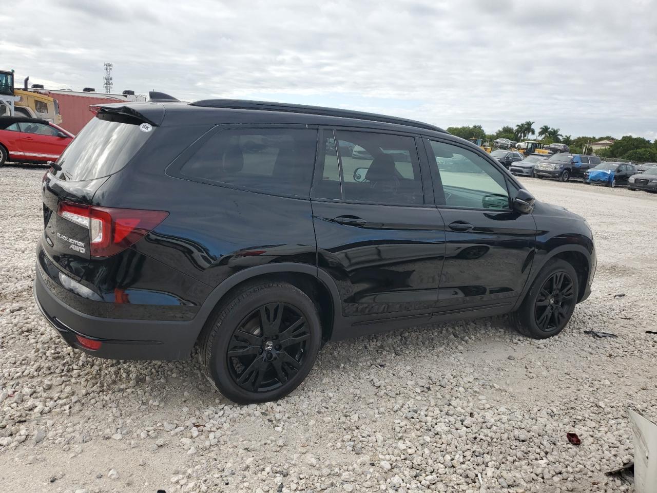 Lot #2974128368 2021 HONDA PILOT BLAC