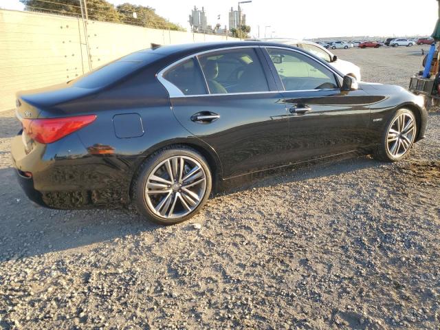 INFINITI Q50 HYBRID 2014 black  hybrid engine JN1AV7AP2EM690492 photo #4