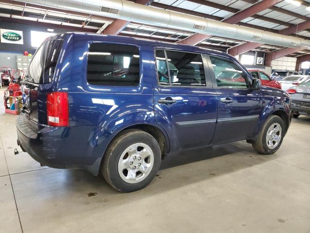 HONDA PILOT LX 2014 blue 4dr spor gas 5FNYF4H25EB007999 photo #4