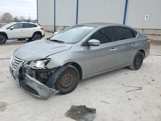 NISSAN SENTRA S 2014 gray  gas 3N1AB7AP6EL684357 photo #1