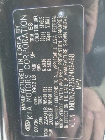 2016 KIA SOUL - KNDJN2A23G7406468