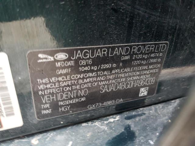 2017 JAGUAR XE PREMIUM SAJAD4BG0HA964339