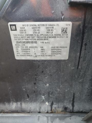2015 GMC TERRAIN SL - 2GKFLWE38F6185183
