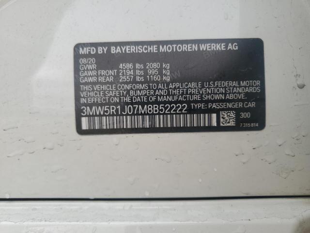 VIN 3MW5R1J07M8B52222 2021 BMW 3 SERIES no.12