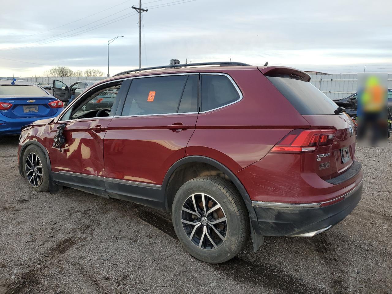 Lot #3024673645 2021 VOLKSWAGEN TIGUAN SE