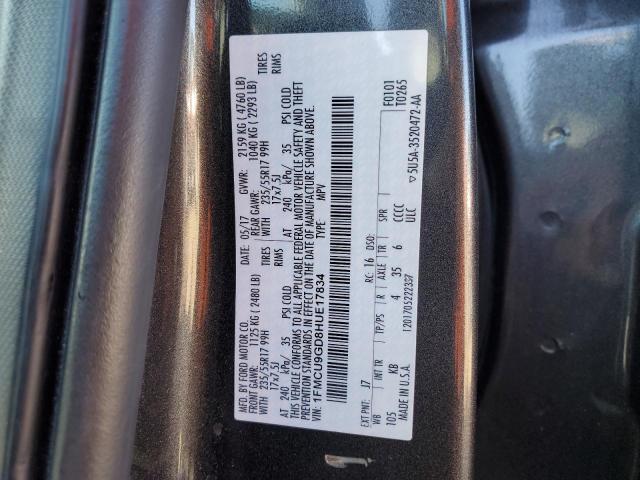2017 FORD ESCAPE SE - 1FMCU9GD8HUE17834