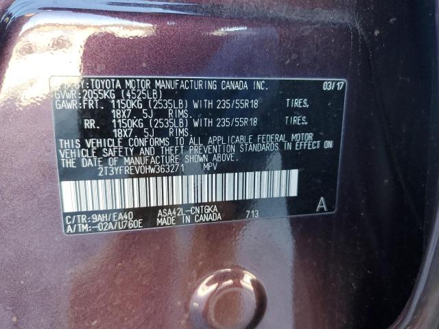 2017 TOYOTA RAV4 LIMIT - 2T3YFREV0HW363271