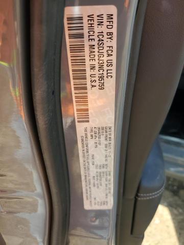 2022 DODGE DURANGO SR 1C4SDJGJ3NC195759