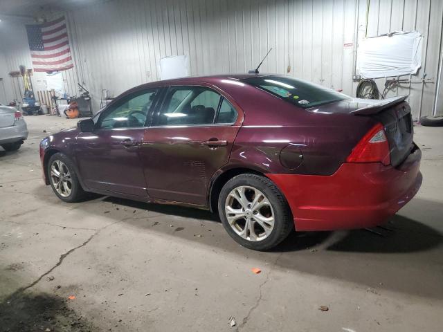 FORD FUSION SE 2012 burgundy sedan 4d gas 3FAHP0HA0CR225184 photo #3