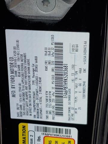 2019 FORD MUSTANG - 1FA6P8TH9K5203681