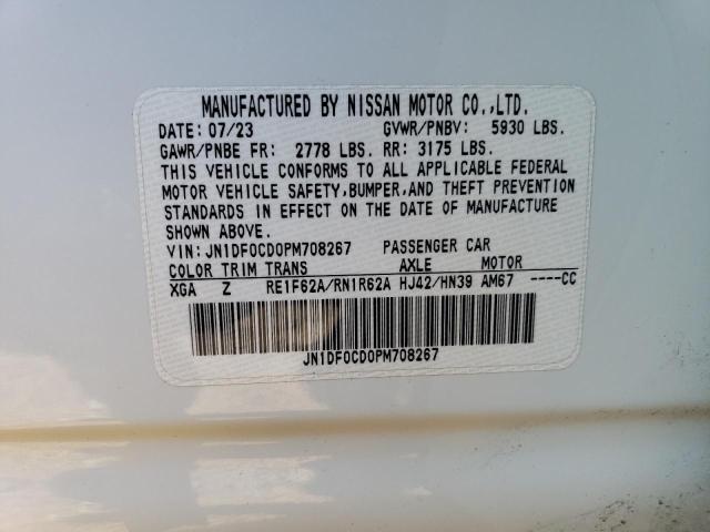 2023 NISSAN ARIYA PLAT JN1DF0CD0PM708267