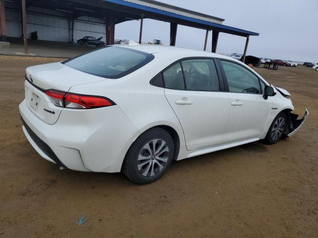 TOYOTA COROLLA LE 2020 white  hybrid engine JTDEBRBE8LJ019231 photo #4