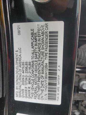 2021 HONDA ACCORD SPO - 1HGCV1F36MA102894
