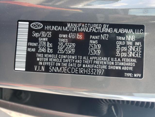 2024 HYUNDAI TUCSON LIM - 5NMJECDE1RH332197