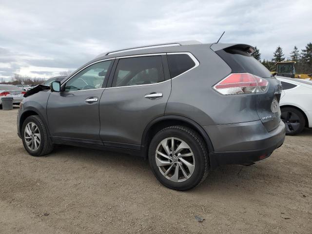 NISSAN ROGUE S 2015 gray  gas 5N1AT2MV4FC750565 photo #3