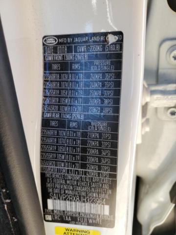 2018 LAND ROVER RANGE ROVE - SALVP2RX8JH323964