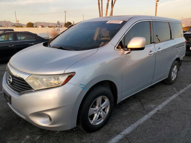 NISSAN QUEST S 2013 silver  gas JN8AE2KP3D9064955 photo #1